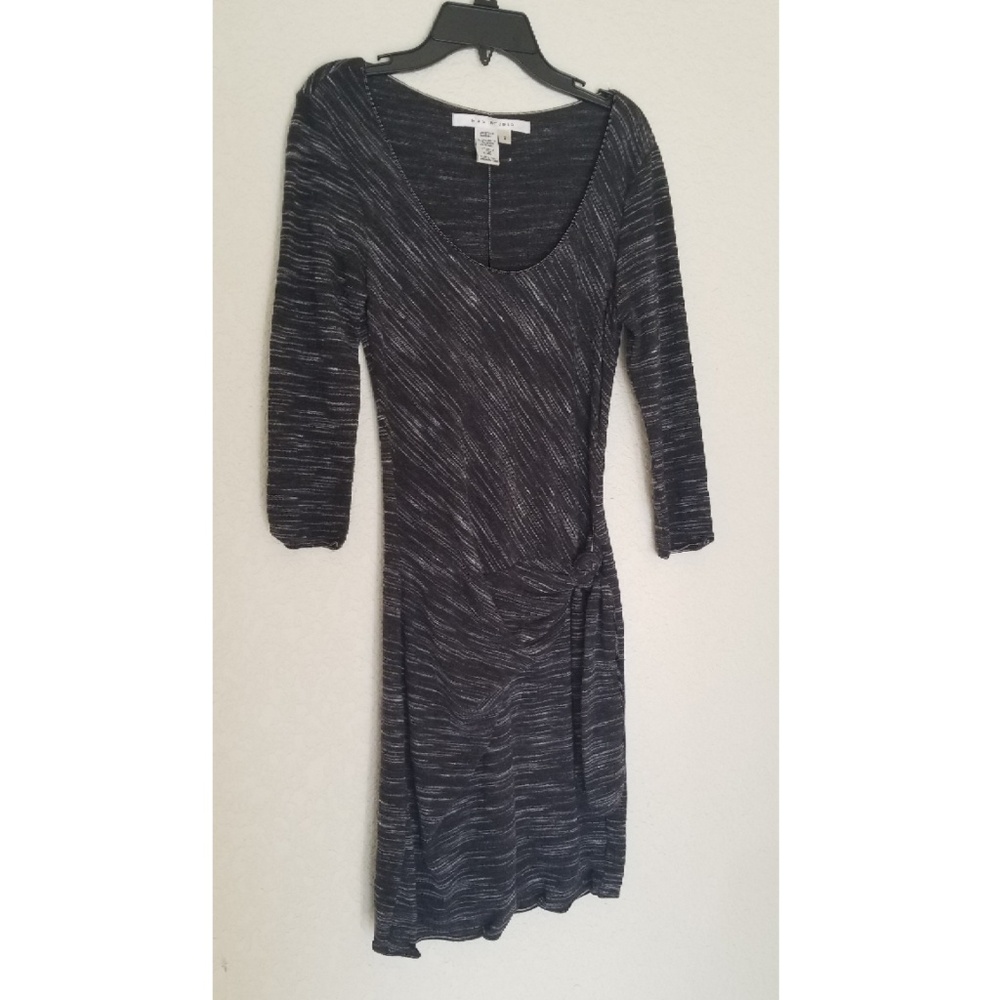 💜 MAX STUDIO Front Tie Midi Dress